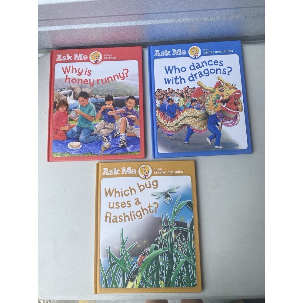 Southwestern Advantage Ask Me Books Lot of 3 Kids Homeschool Hardcover 2013